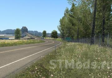 Spring Graphics & Weather version 3.3 for American Truck Simulator (v1.48.x)
