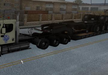 Stacked SCS Lowboy Trailers version 1.1 for American Truck Simulator (v1.41.x, 1.42.x)