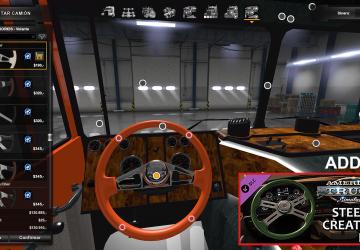 Steering Creations Pack Addon version 1.0 for American Truck Simulator (v1.35.x)