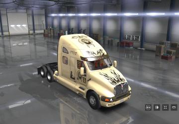 Apache Texture and Interior for Kenworth T2000 v1.0 for American Truck Simulator (v1.35.x, - 1.41.x)