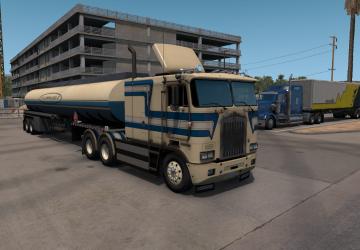 Textures and Interior for Kenworth K100 E v1.3 for American Truck Simulator (v1.43)