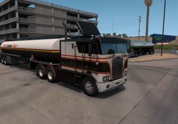 Textures and Interior for Kenworth K100 E v1.3 for American Truck Simulator (v1.43)