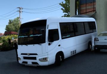 Toyota Coaster 2022 version 1.0 for American Truck Simulator (v1.43.x)