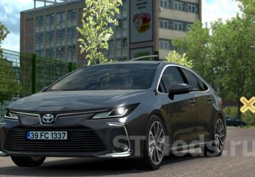 Toyota Corolla 2020 version 1.8.1 for American Truck Simulator (v1.46.x, 1.47.x)