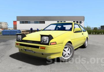 Toyota Sprinter Trueno AE86 version 2.4 for American Truck Simulator (v1.47.x)