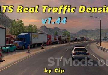 Real Traffic Density version 1.49 for American Truck Simulator (v1.49.x)