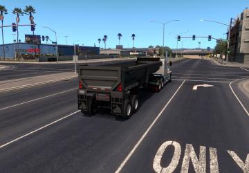 Trail King Quarter Frame End Dump version 1.0.6 for American Truck Simulator (v1.35.x)