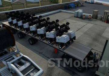 Trailer MAC 48’ x 102 Aluminum Flatbed version 2.1 for American Truck Simulator (v1.47.x, 1.48.x)