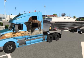 Travis Wave Wedge End Dump version 1.1 for American Truck Simulator (v1.43.x)