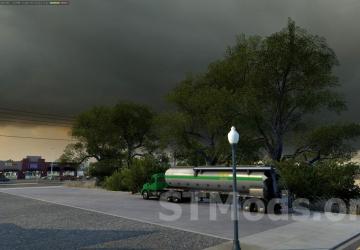 Tree improved 4k version 1.5 for American Truck Simulator (v1.47.x)