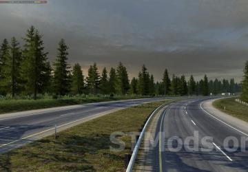 Tree improved 4k version 3.1 for American Truck Simulator (v1.55.x)