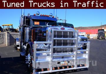 Tuned Truck Traffic Pack version 3.3.1 for American Truck Simulator (v1.49.x)