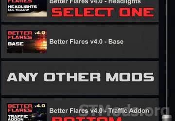 Improved Headlights version 4.0 for American Truck Simulator (v1.49.x)