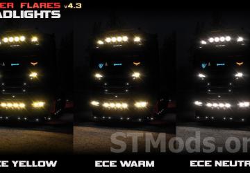 Improved Headlights version 4.6.1 for American Truck Simulator (v1.55.x)
