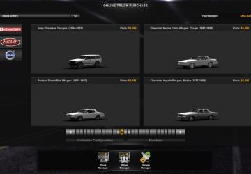 Driveable AI Traffic Pack Vehicles version 1.0 for American Truck Simulator (v1.48.x)