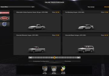 Driveable AI Traffic Pack Vehicles version 1.0 for American Truck Simulator (v1.48.x)