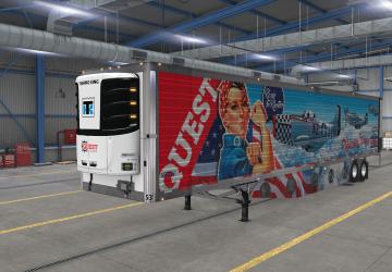 Vanguard Reefer 53ft version 1.1 for American Truck Simulator (v1.39.x, 1.40.x)