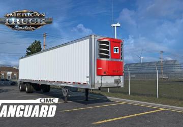 Vanguard Reefer version 1.0 for American Truck Simulator (v1.46.x)