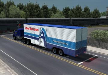 Vintage Moving Van version 1.3 for American Truck Simulator (v1.40.x, 1.41.x)