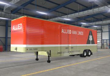 Vintage Moving Van version 1.3 for American Truck Simulator (v1.40.x, 1.41.x)