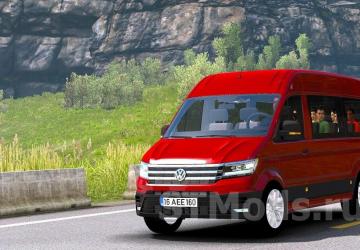 Volkswagen Crafter 2019 version 2.0.1 for American Truck Simulator (v1.46.x, 1.47.x)