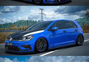 Volkswagen Golf R Line 7.5 2018 version 1.5 for American Truck Simulator (v1.48.x)