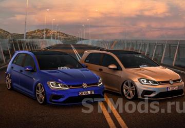 Volkswagen Golf R Line 7.5 2018 version 1.5 for American Truck Simulator (v1.48.x)