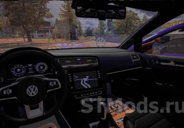 Volkswagen Golf R Line 7.5 2018 version 1.6 for American Truck Simulator (v1.49.x)