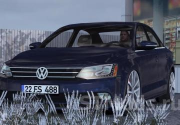 Volkswagen Jetta 2018 version 1.8 for American Truck Simulator (v1.46.x, 1.47.x)