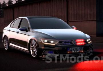Volkswagen Passat B8 2017 version 1.3 for American Truck Simulator (v1.47.x)