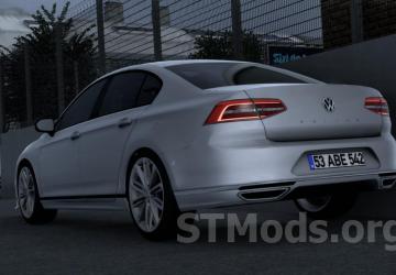 Volkswagen Passat version 2.1 for American Truck Simulator (v1.55.x)
