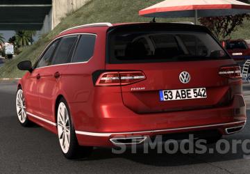 Volkswagen Passat version 2.1 for American Truck Simulator (v1.55.x)