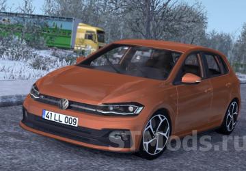 Volkswagen Polo 2018 version 1.9.1 for American Truck Simulator (v1.46.x, 1.47.x)