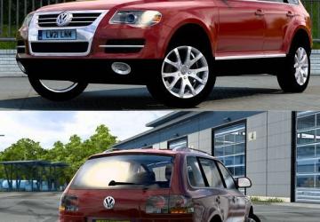 Volkswagen Touareg version 2.1 for American Truck Simulator (v1.43.x)