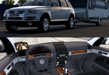 Volkswagen Touareg version 2.1 for American Truck Simulator (v1.43.x)