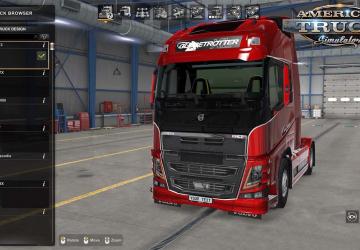 Volvo FH16 2012 version 1.0 for American Truck Simulator (v1.45.x)