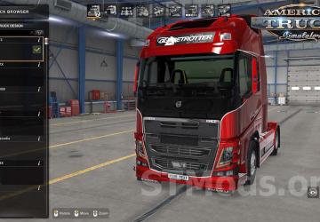 Volvo FH16 2012 version 1.3.1 for American Truck Simulator (v1.48.x)