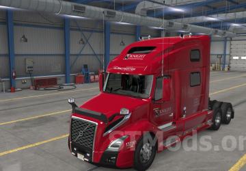 Volvo.Vnl2018 3in1 mod version 1.1 for American Truck Simulator (v1.47.x)
