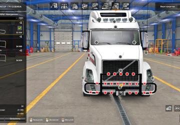 Volvo VNL780 - Black Bullbar with Extra Slots v1.0 for American Truck Simulator (vAmerican Truck Simulator)