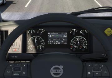 Volvo VNL 2018 Improved Dashboard version 1.0 for American Truck Simulator (v1.47.x)