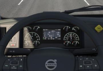 Volvo VNL 2018 Improved Dashboard version 1.0 for American Truck Simulator (v1.47.x)
