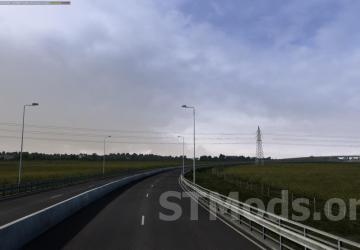 Weather 2.0 ATS addon version 3.3 for American Truck Simulator (v1.55.x)