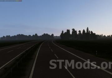 Weather 2.0 ATS addon version 3.3 for American Truck Simulator (v1.55.x)