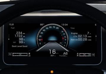 Westernstar 57x Improved Dashboard version 1.0 for American Truck Simulator (v1.46.x)