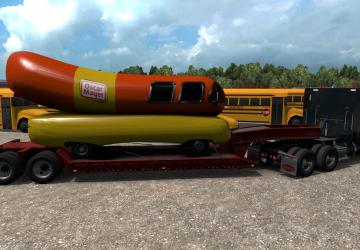 Wienermobile Cargo version 1.0 for American Truck Simulator (v1.35.x, 1.36.x)