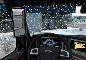 Winter Christmas Mod version 1.0 for American Truck Simulator (v1.43.x)