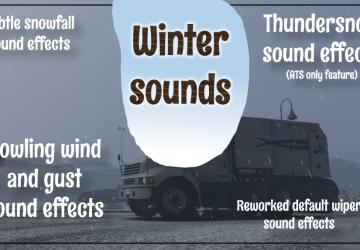 Winter sound addon for Sound Fixes Pack version 1.1 for American Truck Simulator (v1.41.x, - 1.43.x)