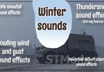 Winter sound addon for Sound Fixes Pack version 5.0 for American Truck Simulator (v1.47.x, 1.48.x)