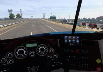 WS 5700 XE dashboard computer + GPS version 1.0 for American Truck Simulator (v1.46.x, 1.47.x)