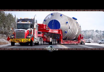 Oversize Load Loading Screens version 1.4 for American Truck Simulator (v1.37.x, - 1.40.x)